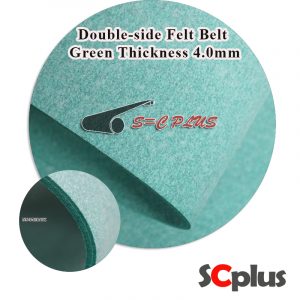 Double-side Thickness 4.0mm Green Felt Conveyor Belt