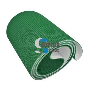 Green Rough Pattern PVC Belt For Logistic